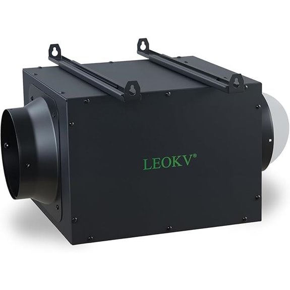 2-Speed 200 CFM In-Line Exhaust Fan with Remote Mount