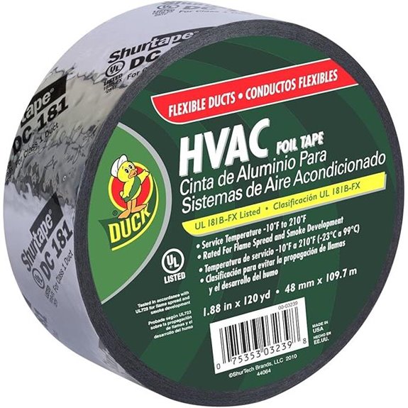 Duck HVAC Foil Tape 1.88-Inch x 120 Yards