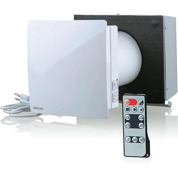 TwinFresh Comfo RB1-50-2 Ductless ERV Ventilation Fan