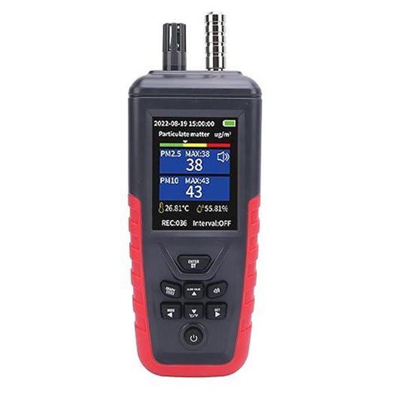 Air Quality Dust Particle Counter with LCD Screen
