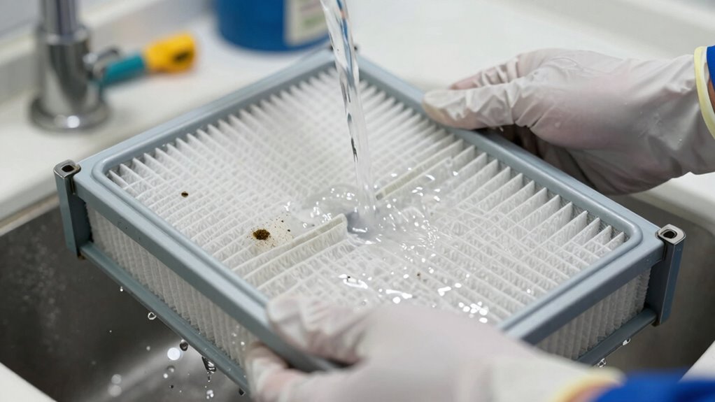 effective pre filter washing techniques