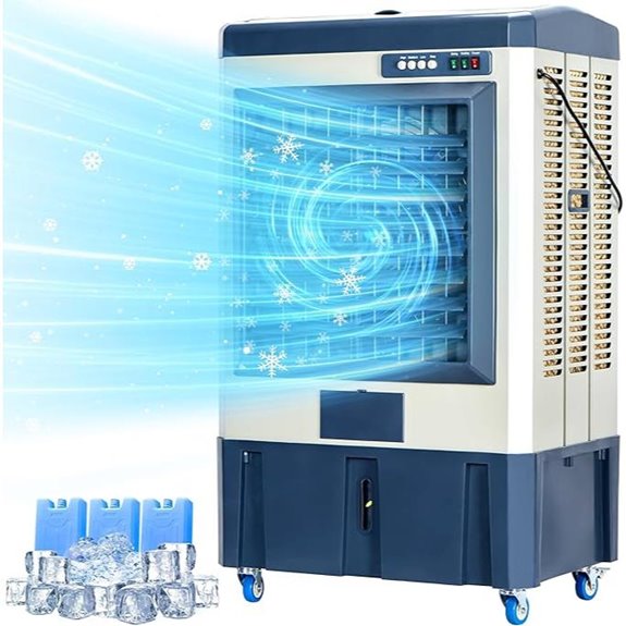 Uthfy 41 Evaporative Cooler with Oscillation and Ice Pack