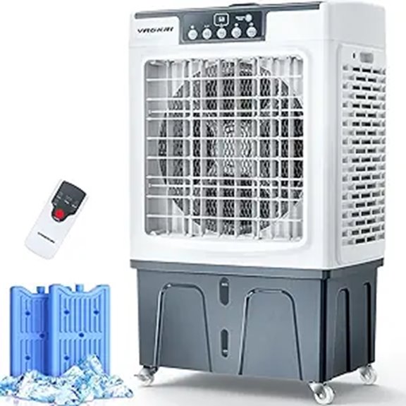 VAGKRI Evaporative Cooler with Oscillation and Timer