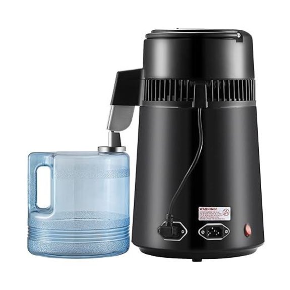 4L Water Distiller with Stainless Steel Interior