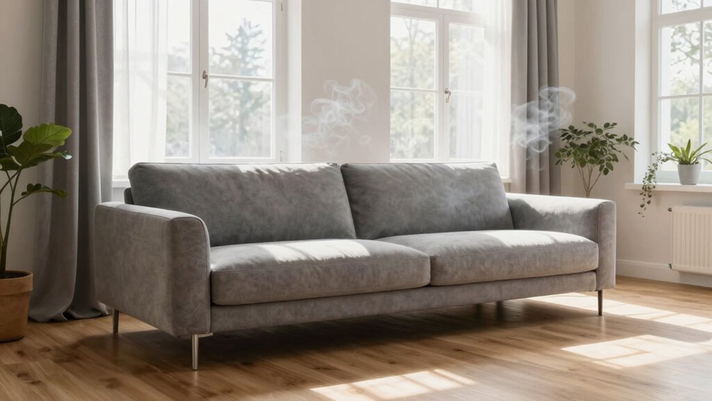 fresh furniture emits gases