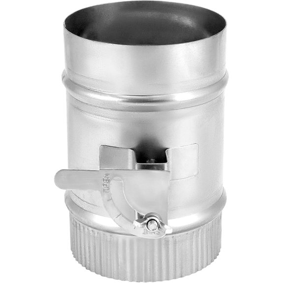 QWORK 4-Inch Galvanized Backdraft Damper