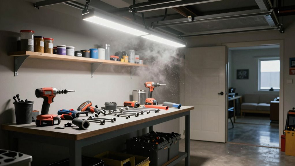 garage dust containment tips