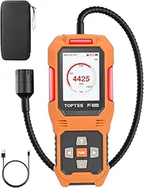 TopTes PT-830S Gas Leak Detector with Probe