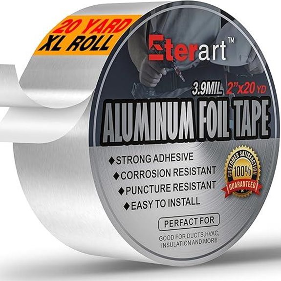 Heavy Duty Aluminum Foil Duct Tape 2x20 Yards