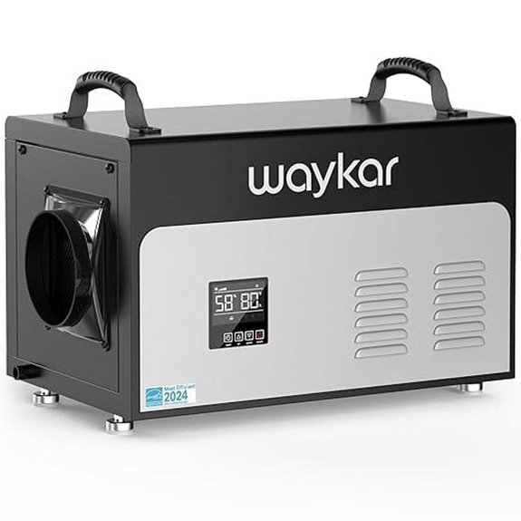 Waykar 130 Pints Commercial Dehumidifier with Pump