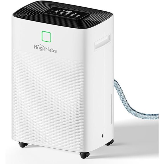 Smart 100-Pint Dehumidifier with Drain Hose