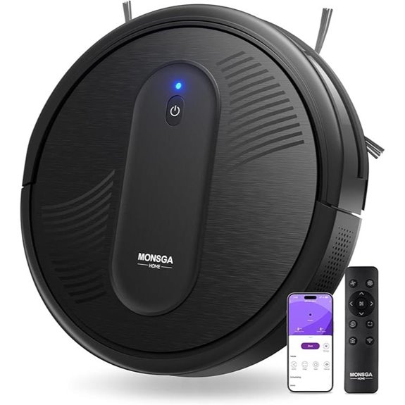 MONSGA Robot Vacuum Cleaner with 4000Pa Suction