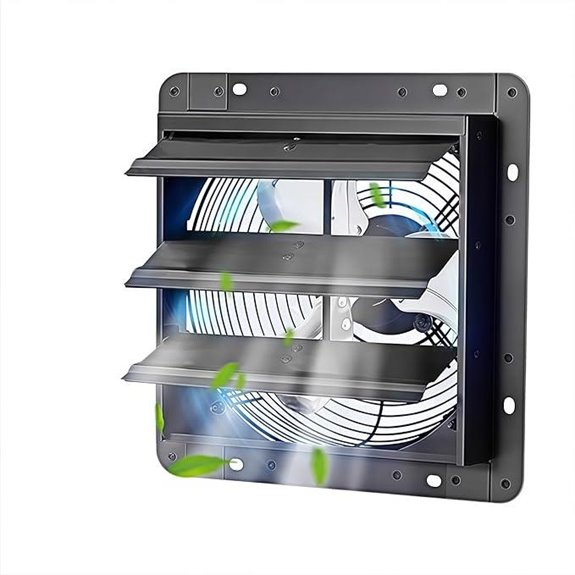 8-Inch High-Speed Wall Exhaust Fan 760 CFM