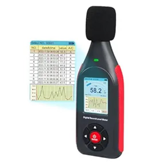 Decibel Meter Data Logger with 43,000 Records