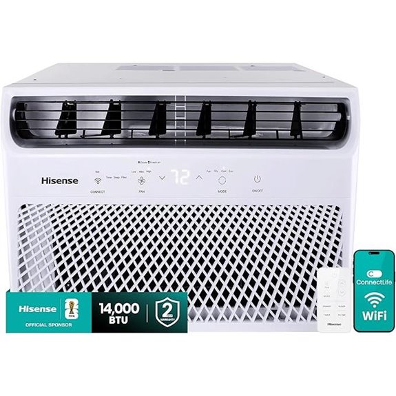 Hisense 14,000 BTU Smart Window AC with 3 Modes