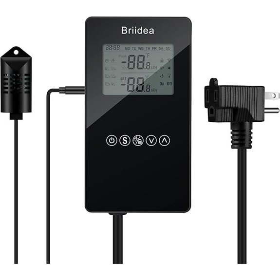 Briidea Humidity Controller with LCD Display