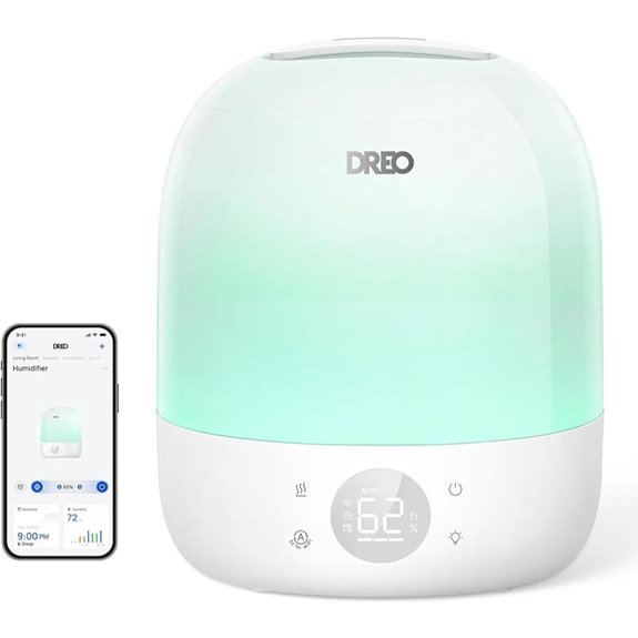 DREO 409S Humidifier with Night Light and Sleep Timer