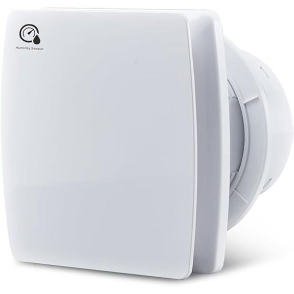 Bathroom Exhaust Fan with Humidity Sensor and Timer