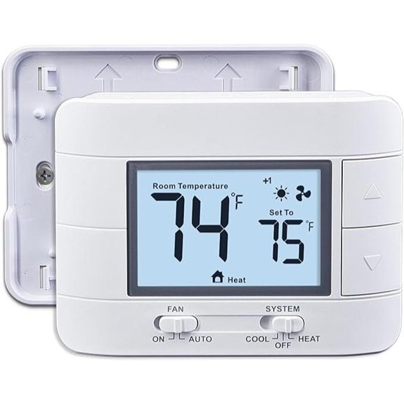 Non-Programmable Thermostat with Humidity Monitor