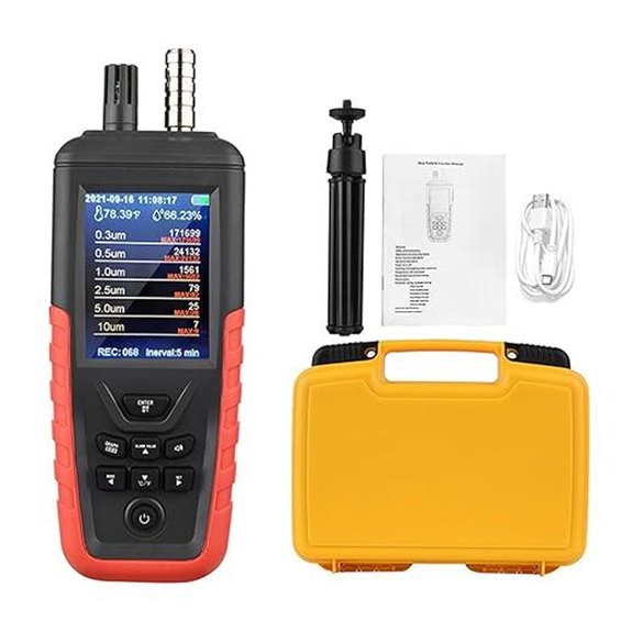 Indoor Air Quality Monitor with Particle and Climate Sensors