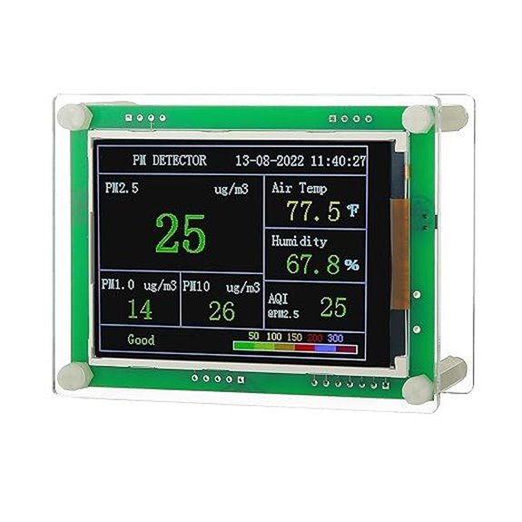 Indoor Air Quality Monitor with PM1.0 PM2.5 PM10