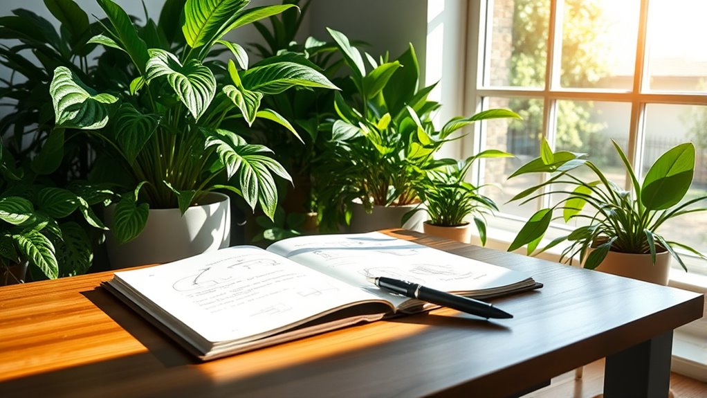 indoor plants improve air quality