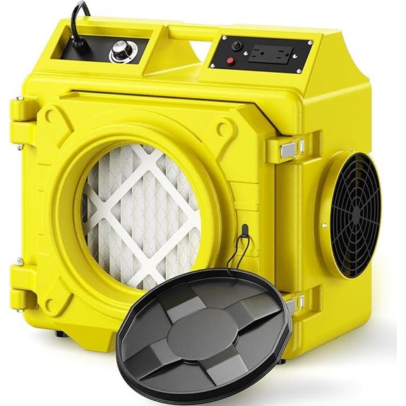 Heavy Duty 3-Stage Air Scrubber with HEPA Filters