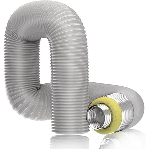 Hon&Guan 6 Insulated Flexible Duct for HVAC Ventilation