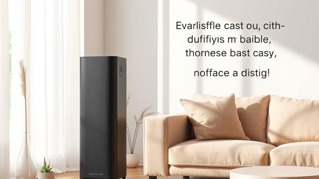 key air purifier features