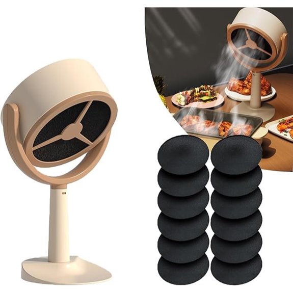 Portable Smoke Purifier and Exhaust Fan for Kitchen