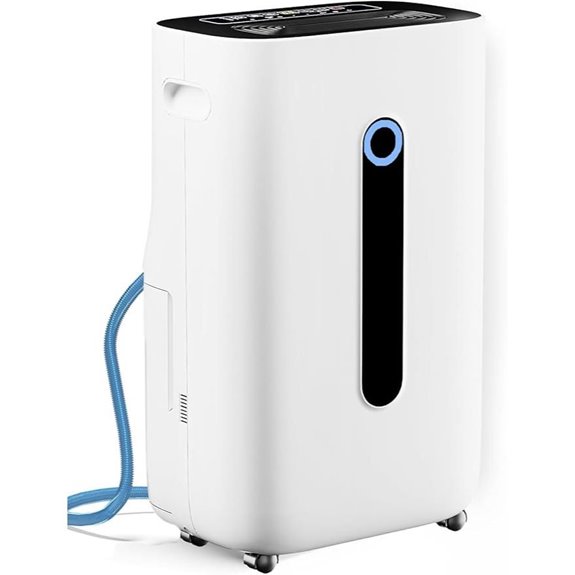 5000 sq.ft Dehumidifier with Drain Hose and Timer