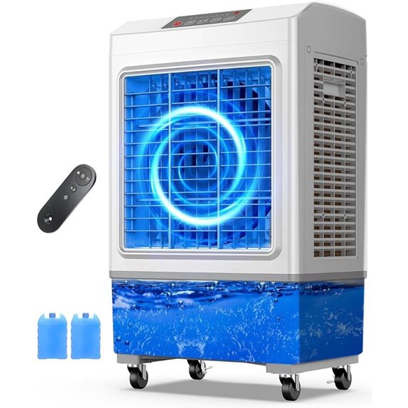 Large Evaporative Cooler with Oscillation and Remote