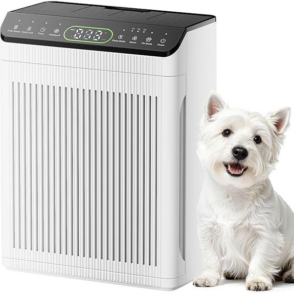 EVALIT Large Room Air Purifier with Filters and Sensor