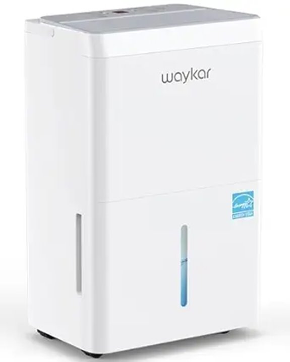 Waykar 120 Pint Energy Star Dehumidifier for Large Rooms