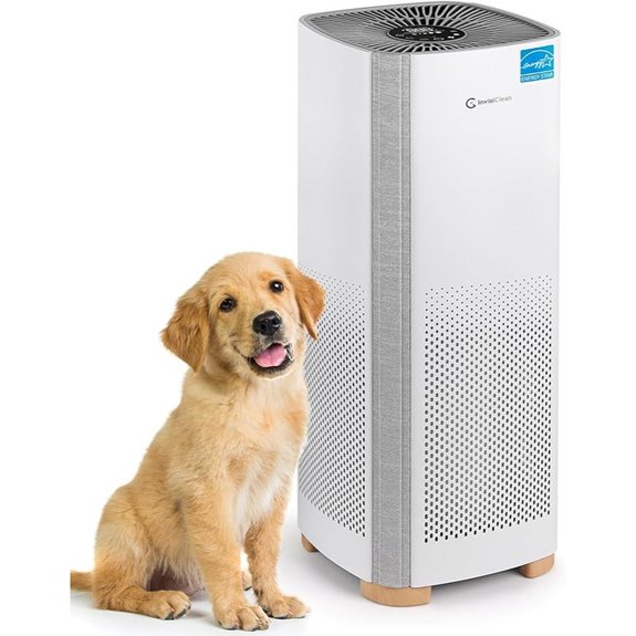 InvisiClean Bella HEPA Air Purifier for Large Rooms