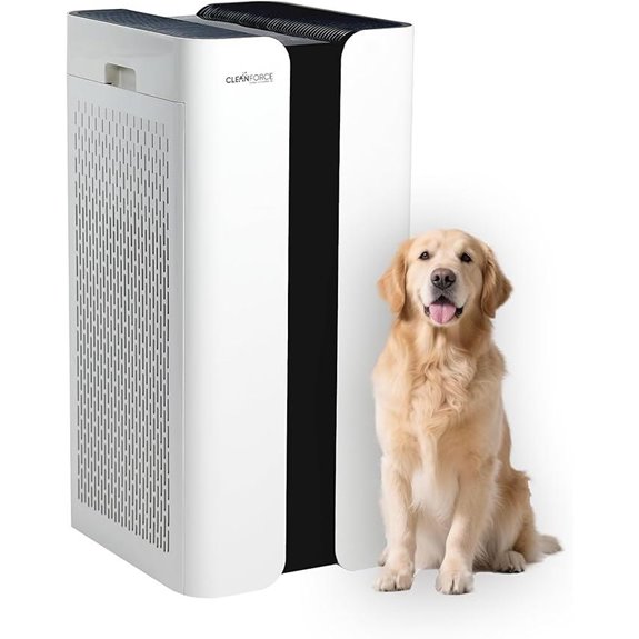 CleanForce Large Room Air Purifier with HEPA Filter