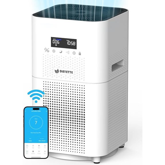 Dayette WiFi Air Purifier for Large Rooms