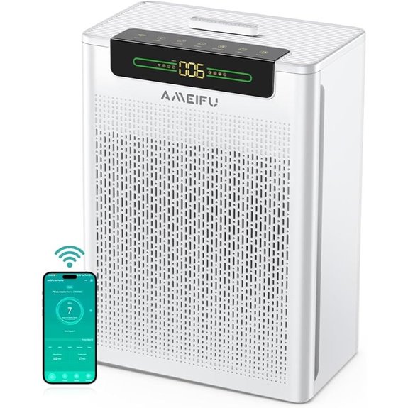 AMEIFU Large Room Air Purifier with WiFi Control