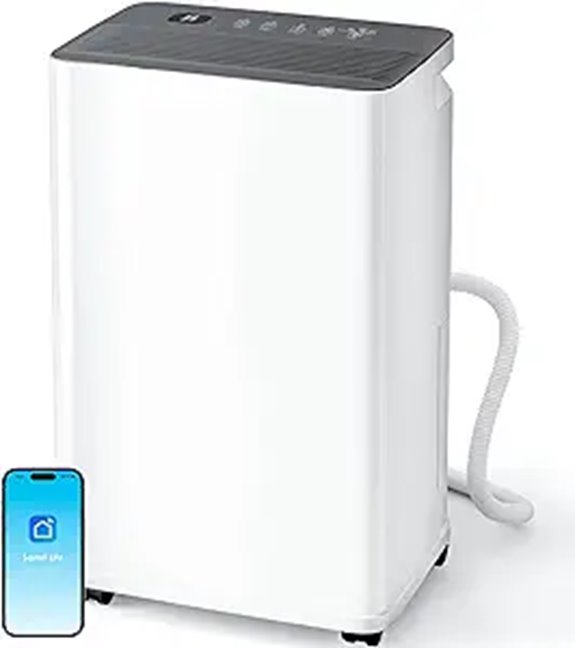 2500 sq.ft Dehumidifier with WiFi & Timer