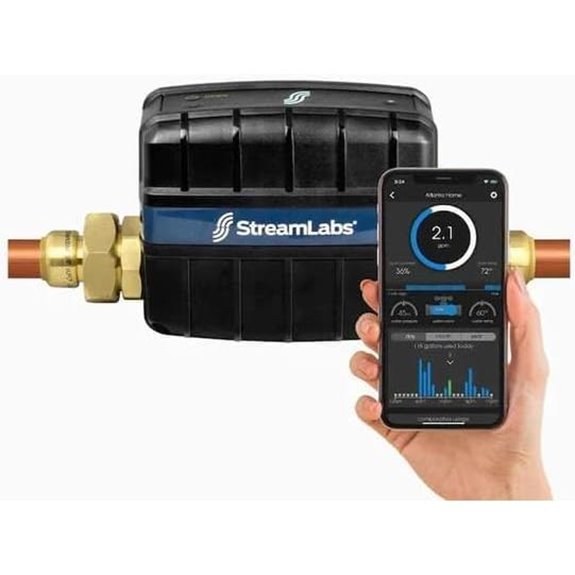 StreamLabs Smart Water Leak Detector with Shut-Off