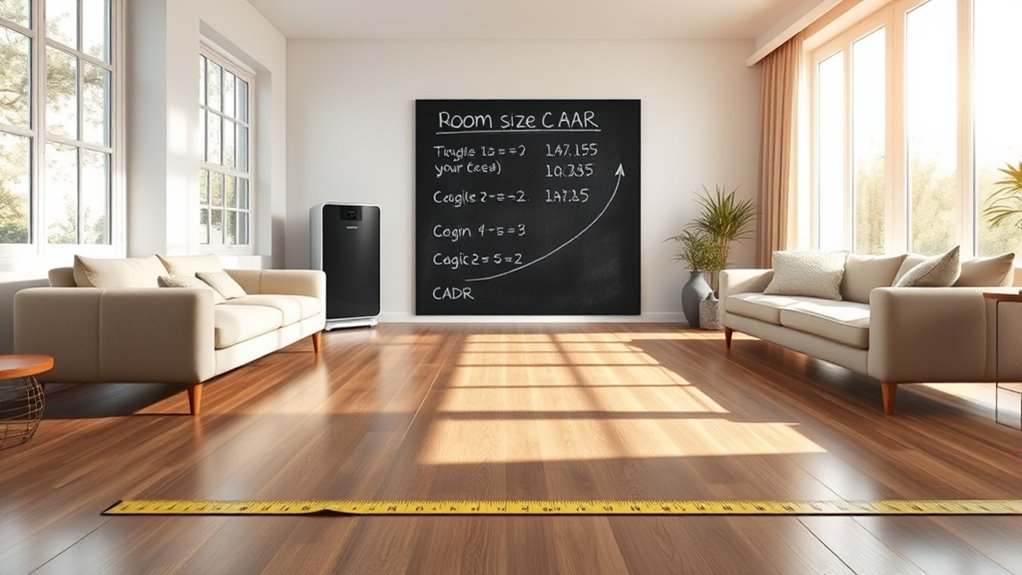 match cadr with room size