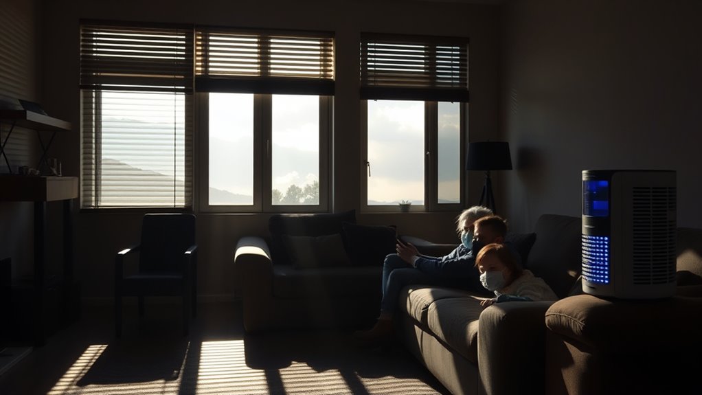 monitor air quality and ventilate