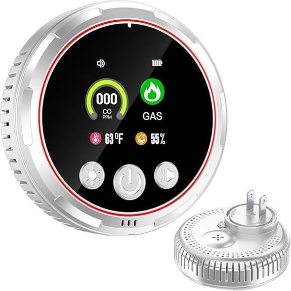 4-in-1 Carbon Monoxide and Gas Detector