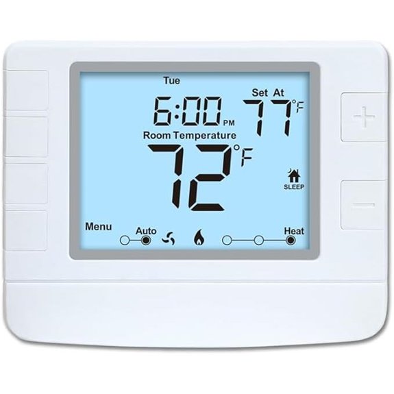 Multi-Stage Thermostat for Home Heating & Cooling