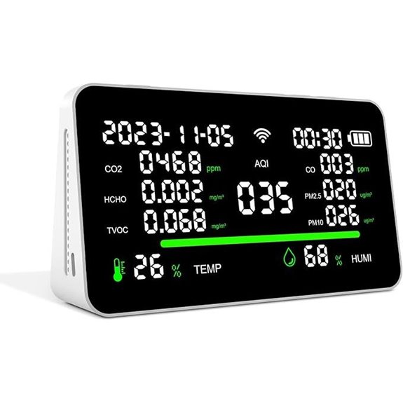 11-in-1 Portable Indoor Air Quality Monitor