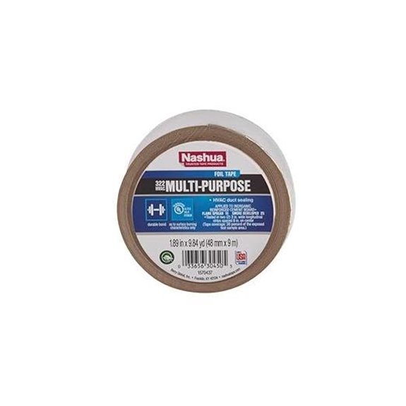 Nashua 322 HVAC Foil Tape 3.2mil 48mm x 9m
