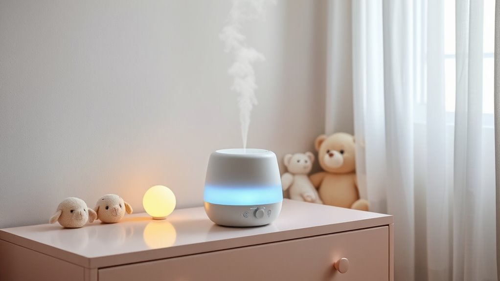 nursery humidifier safety features