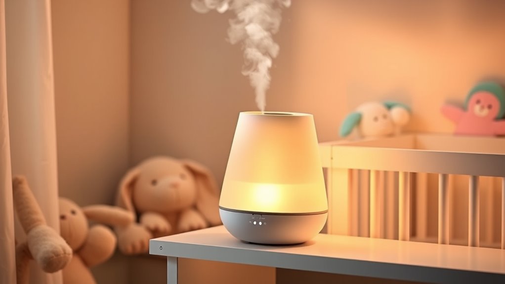 nursery humidifier safety features
