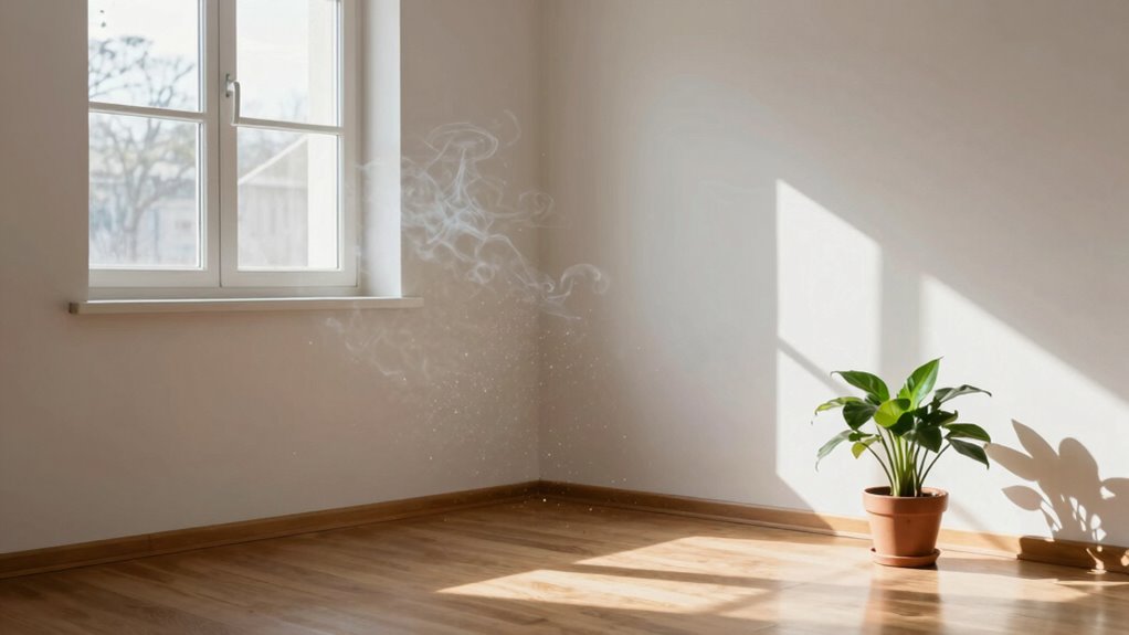 odors reappear after ventilation