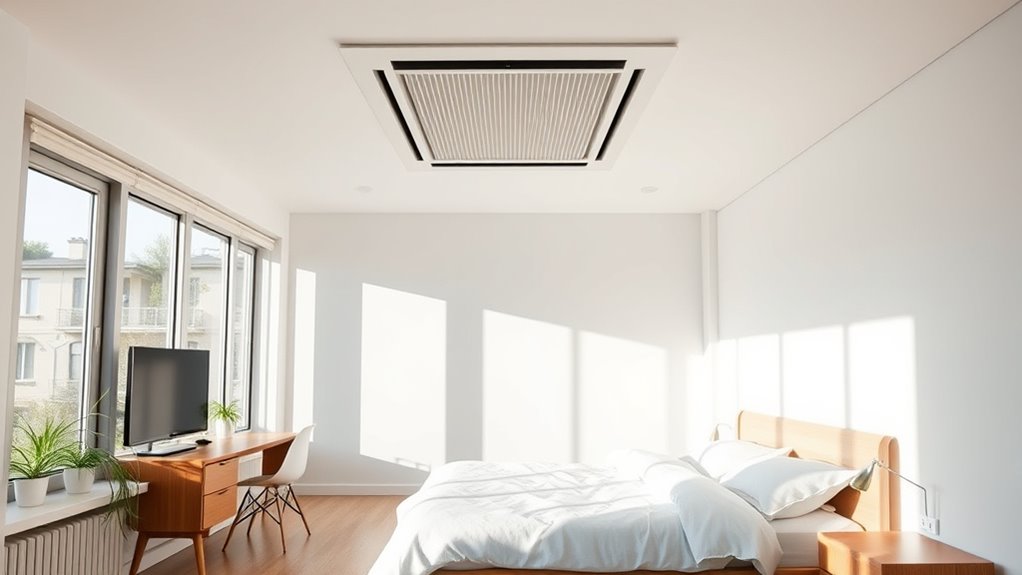 optimal studio apartment ventilation